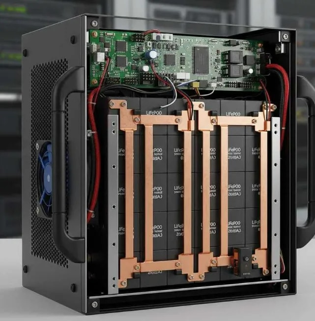 Voltizo Industries - 3kva 24v Lithium Inverter | Ups | Compact Black Design image 1