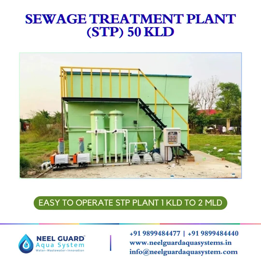 SEWAGE TREATMENT PLANT 50 KLD image 1