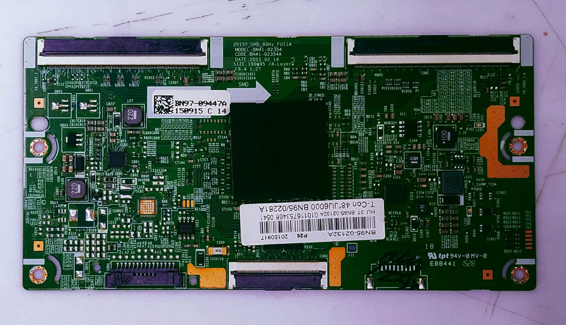 Samsung UA48JU600 T-con Barod Parts No.BN95-02132A image 1