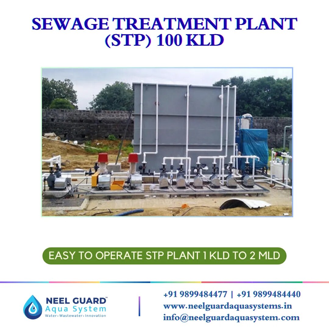 SEWAGE TREATMENT PLANT 100 KLD image 1