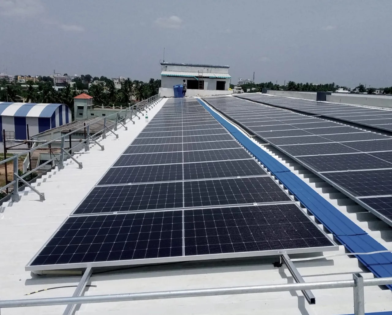 Industrial Rooftop Solar Power Plant (RCC ROOF SHEETS ROOFTOP) image 1