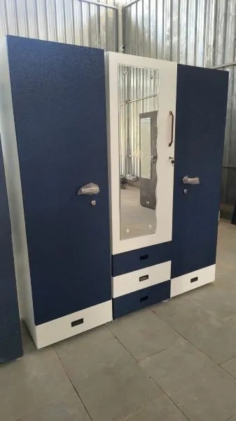 78x72x20 3 Piece Dressing Almirah image 1