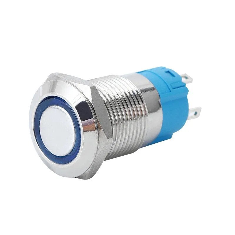 12MM METAL PUSH SWITCH image 1