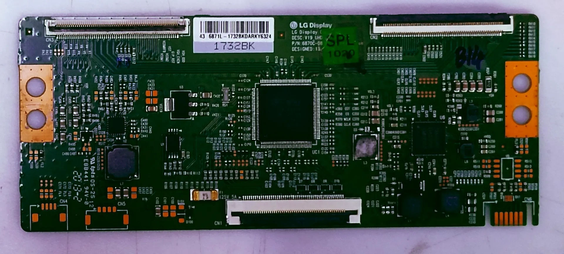 LG 43 6871L-1732BKDARKY6324, 4k T-con P/N.6870C-0805A image 1
