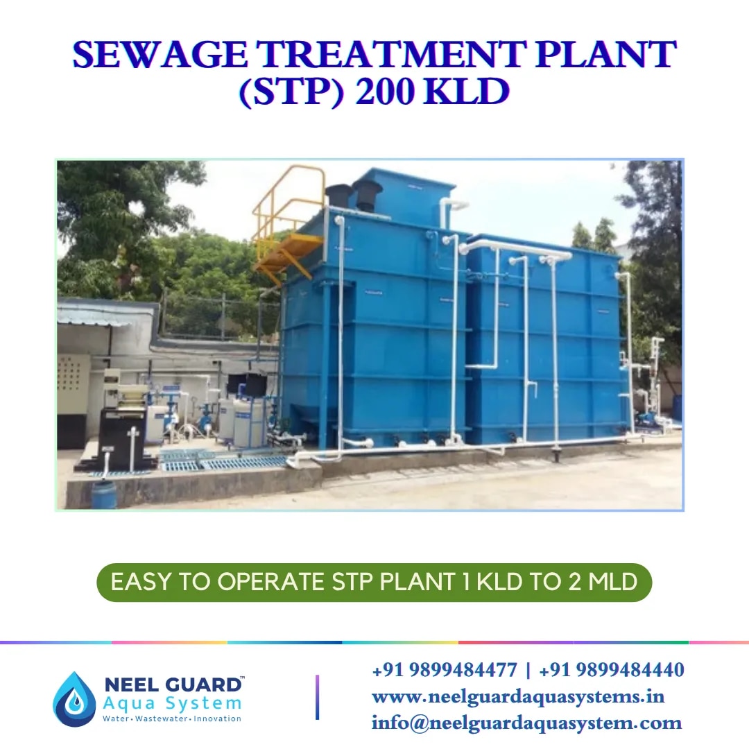 SEWAGE TREATMENT PLANT 200 KLD image 1