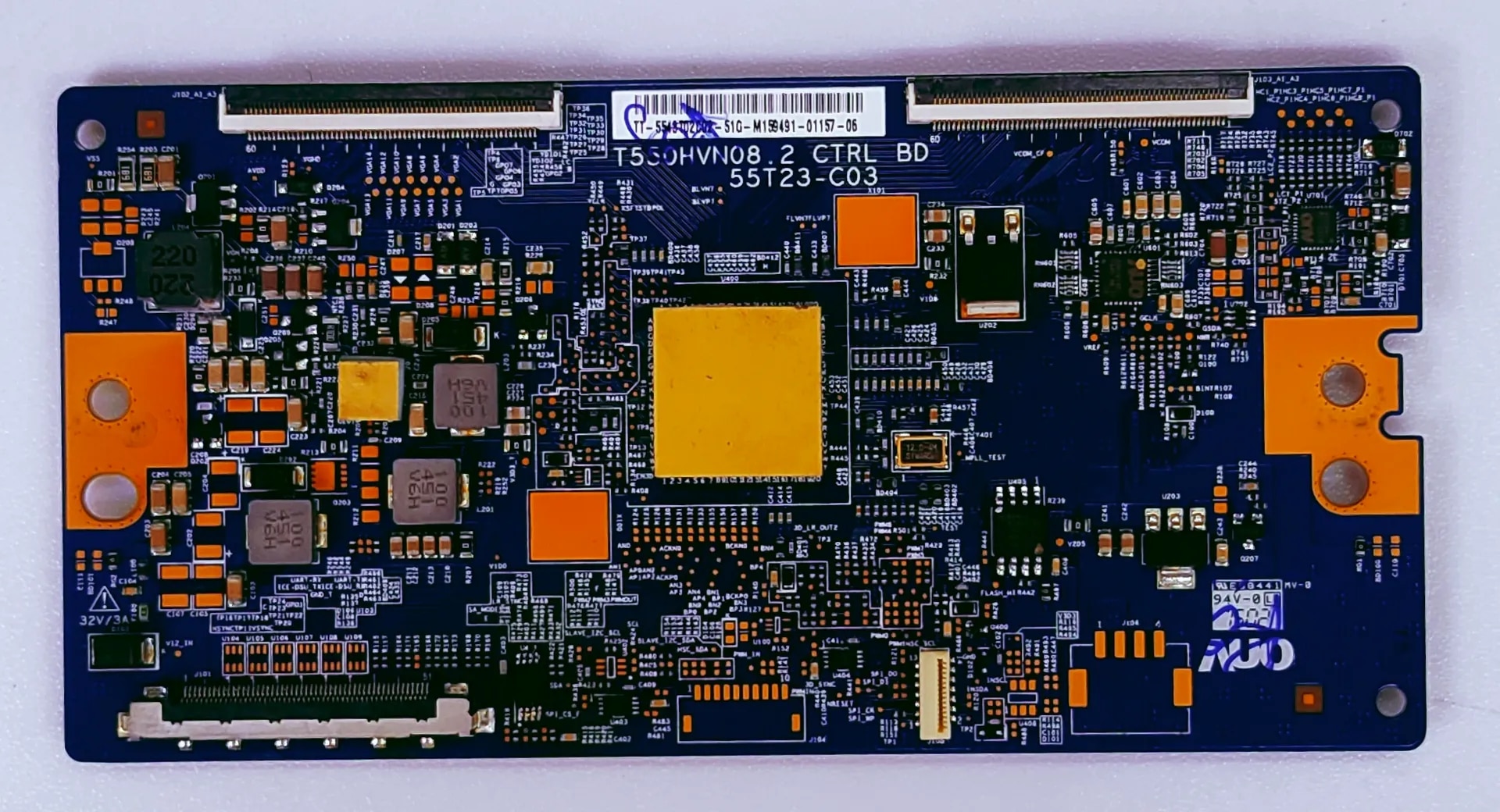 Sony 43W950D, T550HVN08.2 CTRL BD/55T23-C03 Tcon Part No.TT- 5543T02 C02 image 1