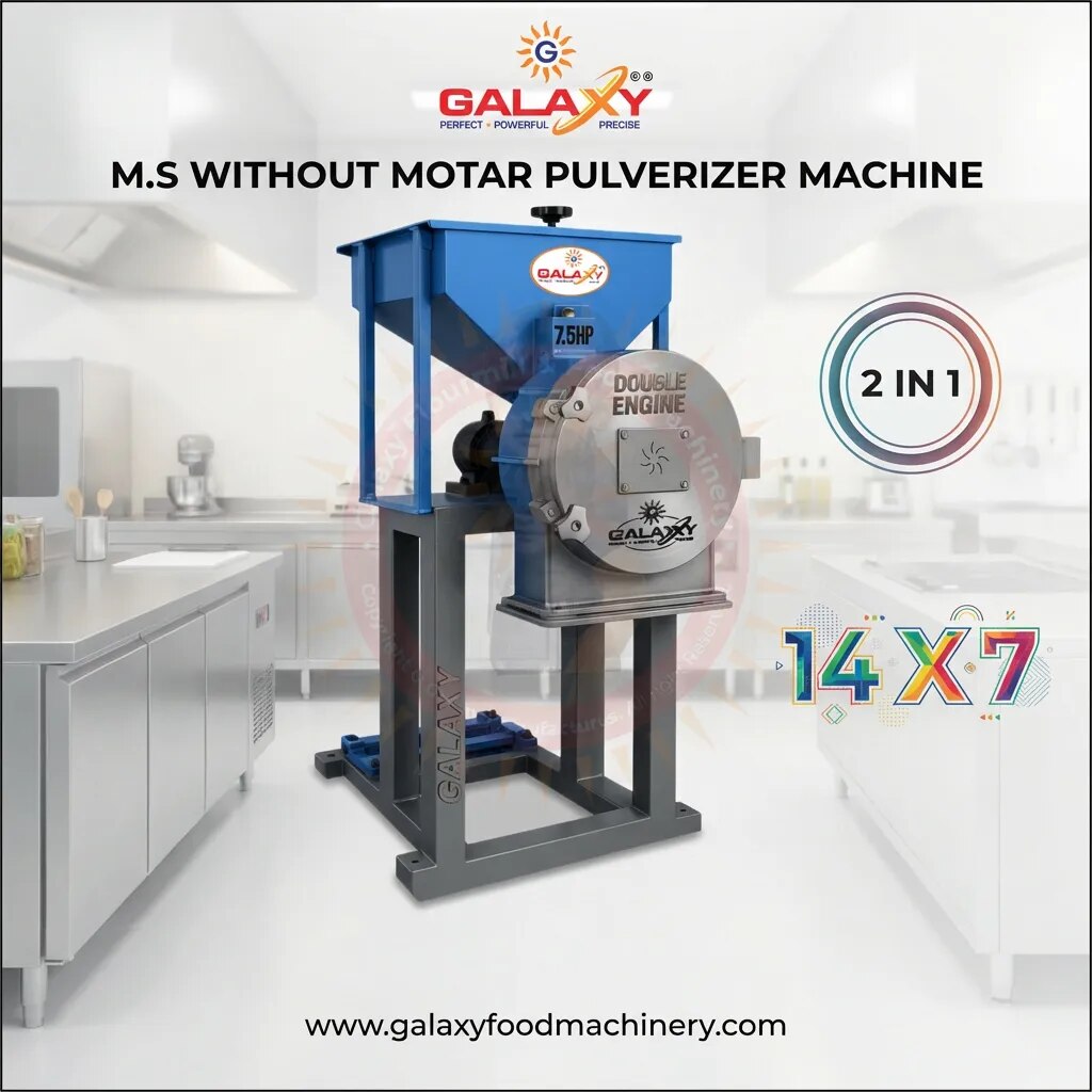 14×7 M.S Without Motor Pulverizer Double Chamber image 1