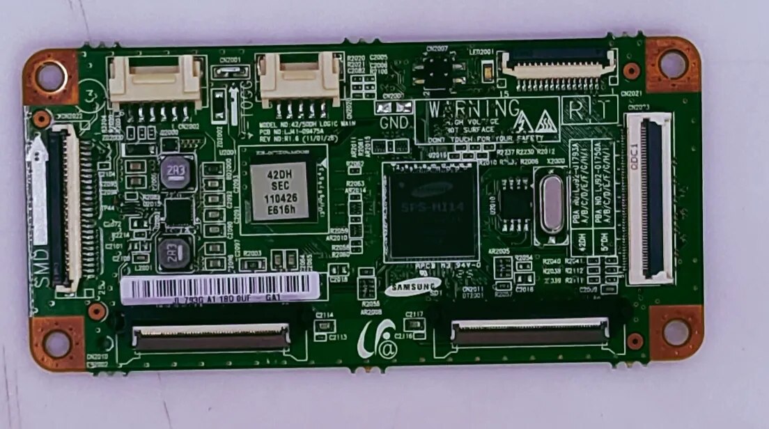 Samsung Plazma PS43D450 A2 Logic Board Part No.JL 793G A1 180 OUF- GA1 image 1