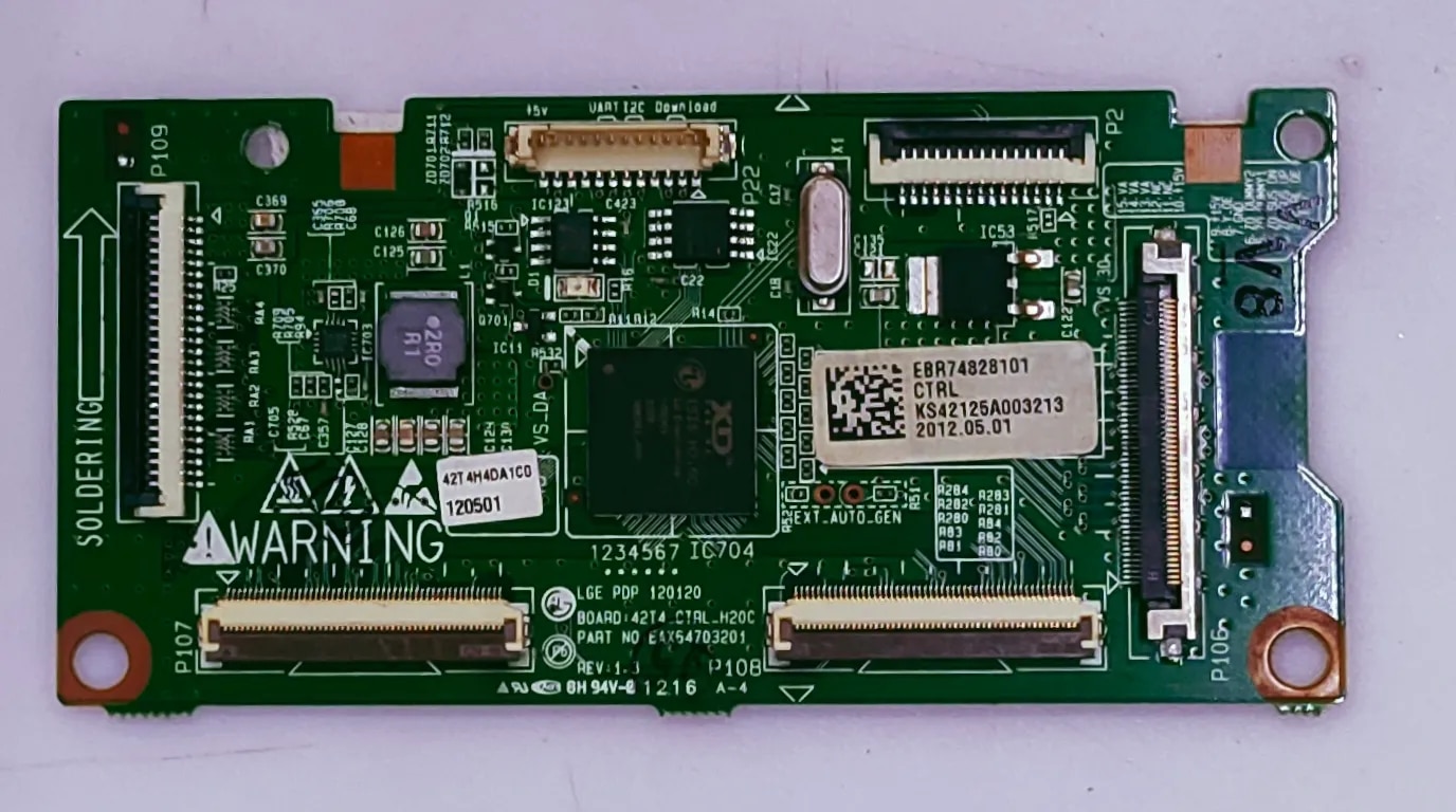 LG Plazma 42PA4520 Logic Barod Part No. EBR 74828101 Ctrl image 1