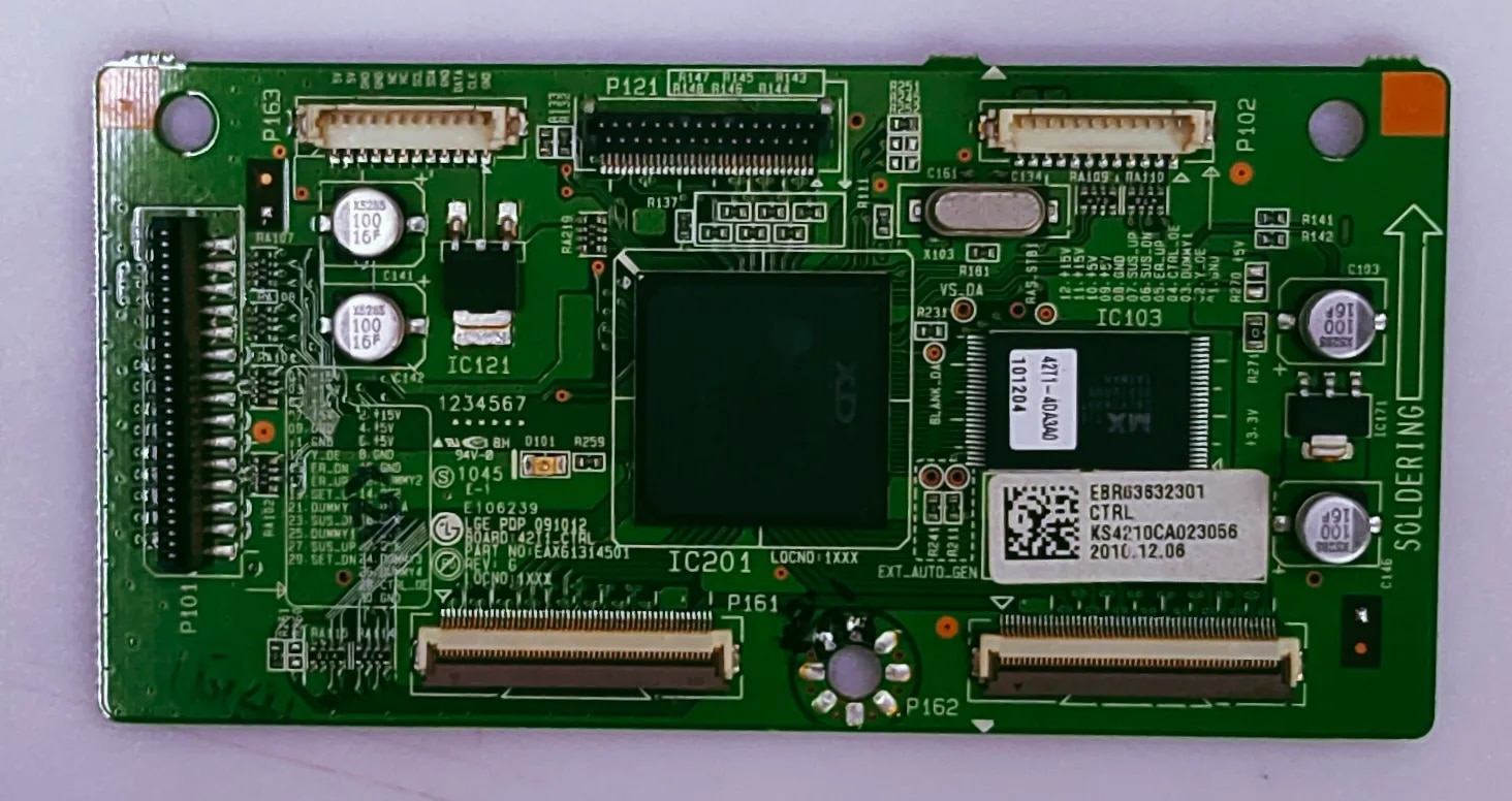 LG Plazma 42PJ560R Logic Baord Part No. EBR 63632301 Ctrl image 1