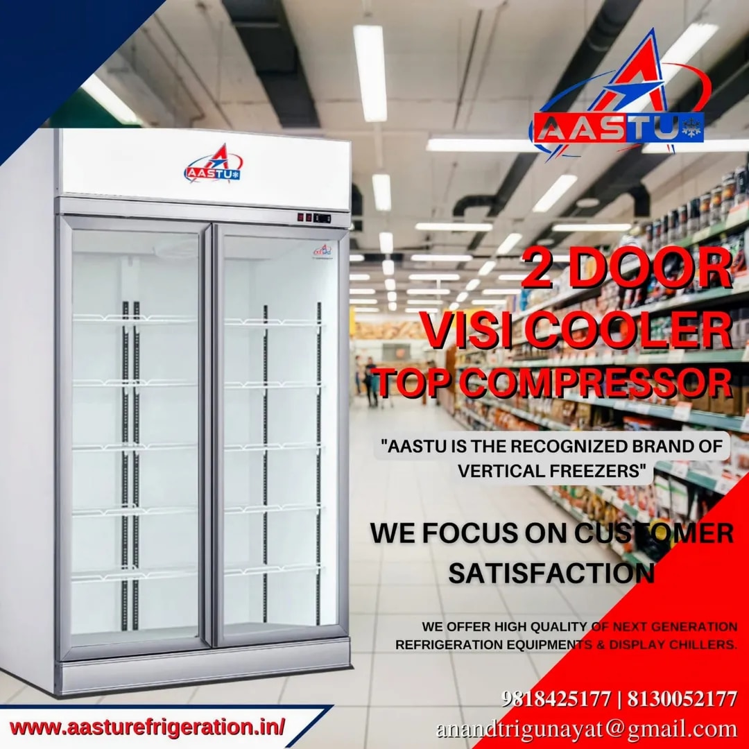 2 Door Visi Cooler Top Compressor image 1