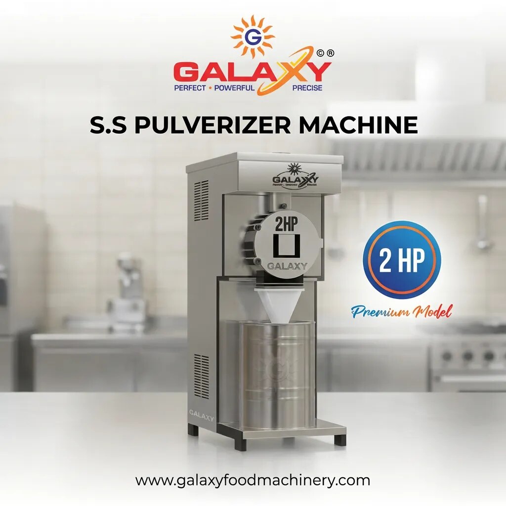2HP S.S Semi Automatic Pulverizer image 1