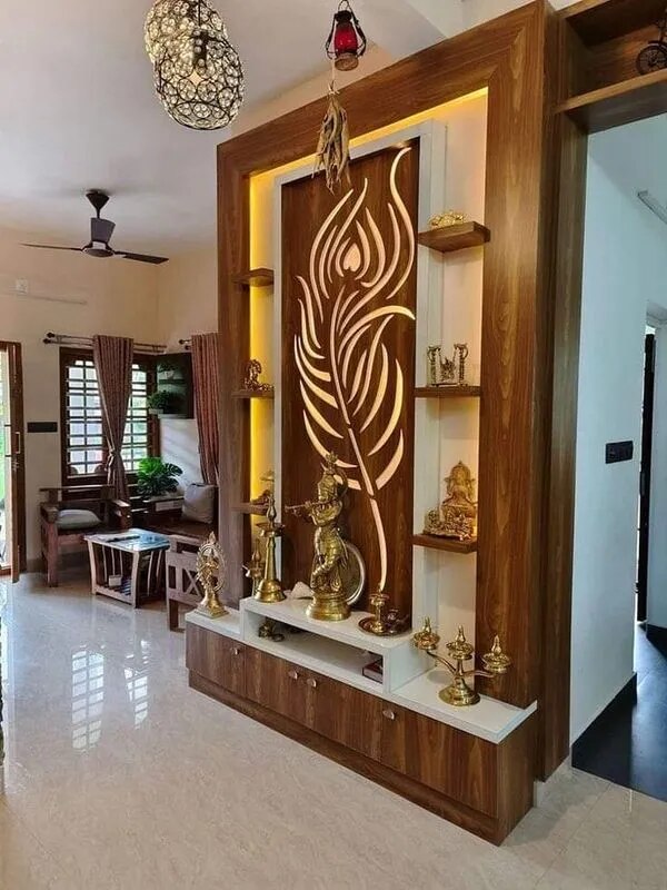 Elegant Pooja Room Design Chennai image 1
