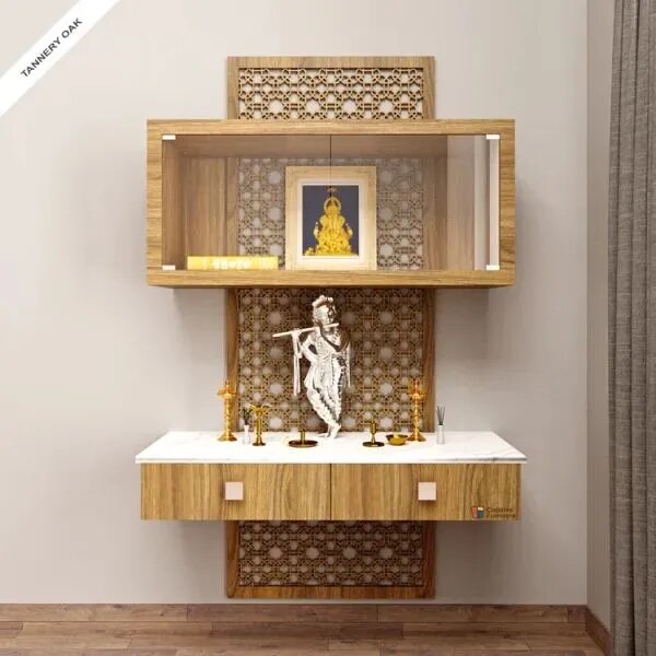 Stylish Pooja Room Interiors Chennai image 1