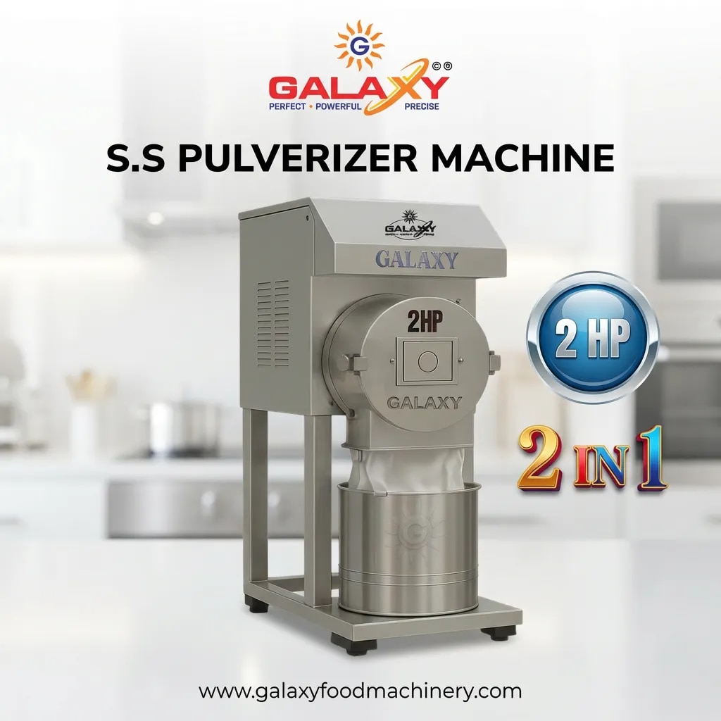 2HP S.S Pulverizer Semi Automatic image 1
