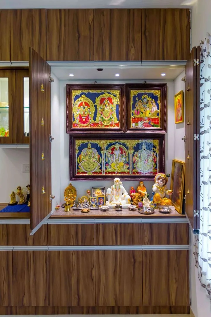 Space Saving Pooja Room Chennai image 1