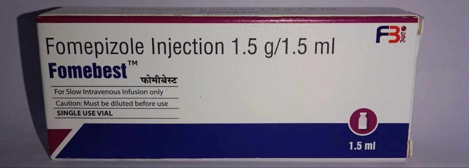 Fomepizole injection 1.5g/1.5ml image 1