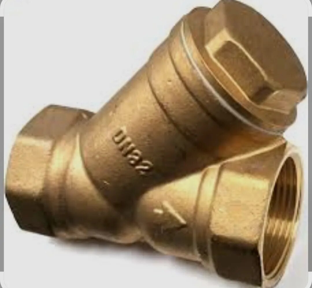 SATYAM Y TYPE BRASS STRAINER SCREWED END AVAILABLE AT NAVKAR ENTERPRISES MUMBAI NAGDEVI image 1