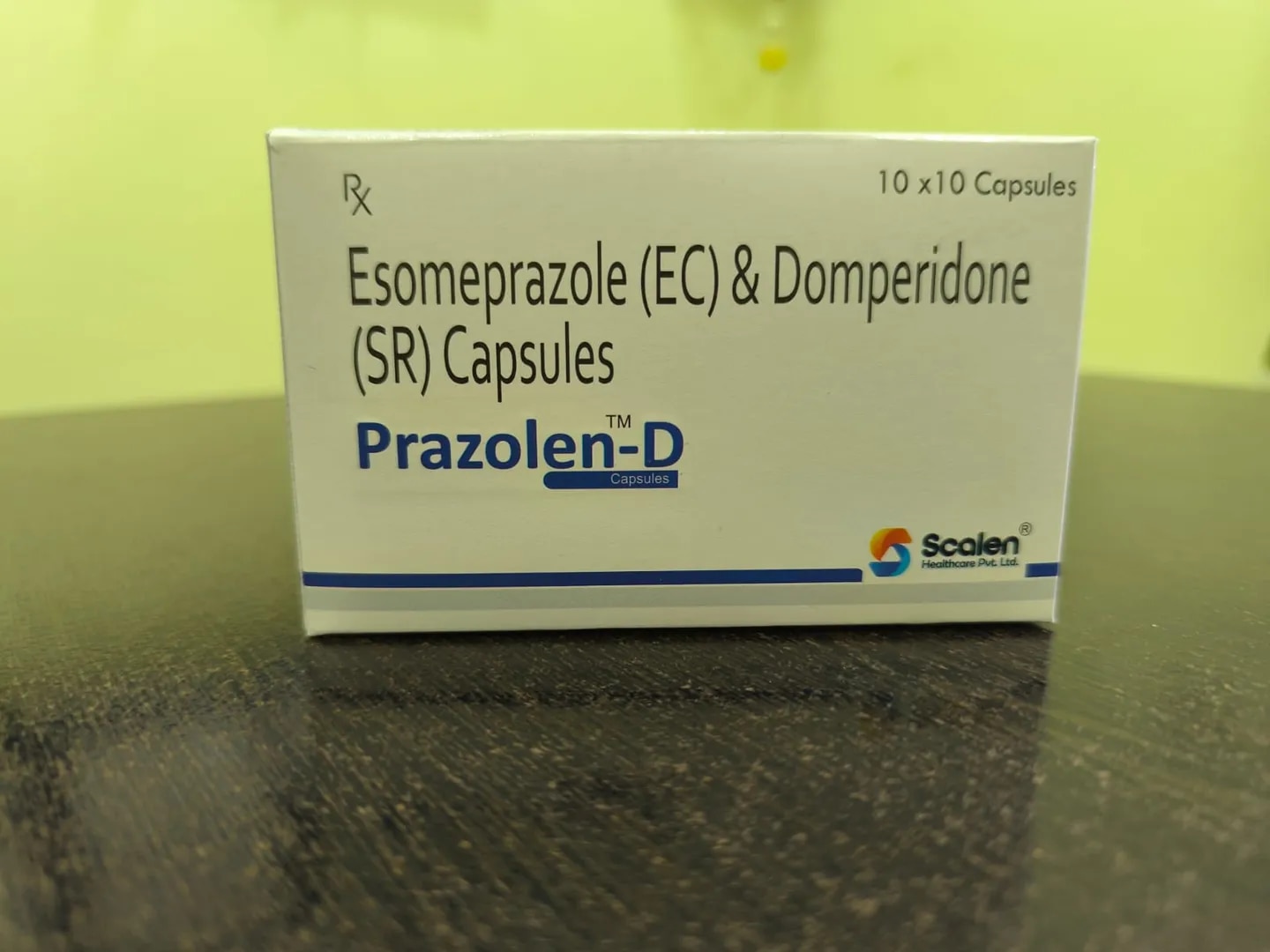 Prazolen D β Esomeprazole 40 mg EC + Domperidone 30 mg SR Capsules IN π Prazolen D β Esomeprazole 4 image 1
