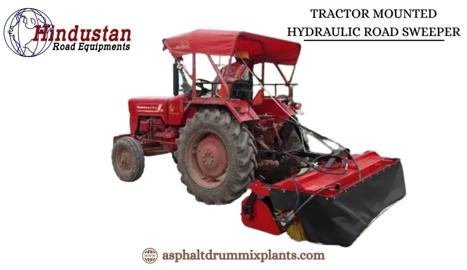 TRACTOR MOUNTED HYDRAULIC ROAD SWEEPER image 1