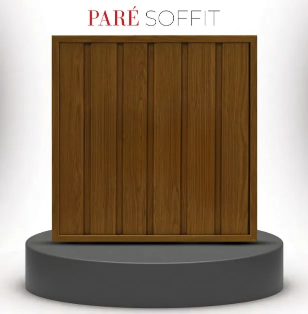 PARE Soffit Panel (Golden Oak) - 10 feet image 1