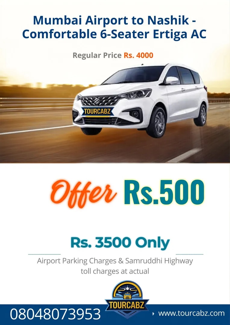 Mumbai Airport To Nashik Cab image 1