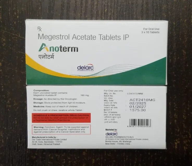 Megestrol Acetate ( Anorest 160 mg )Tablets image 1