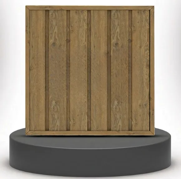 PARE Soffit Panel (Chest Nut) - 10 feet image 1