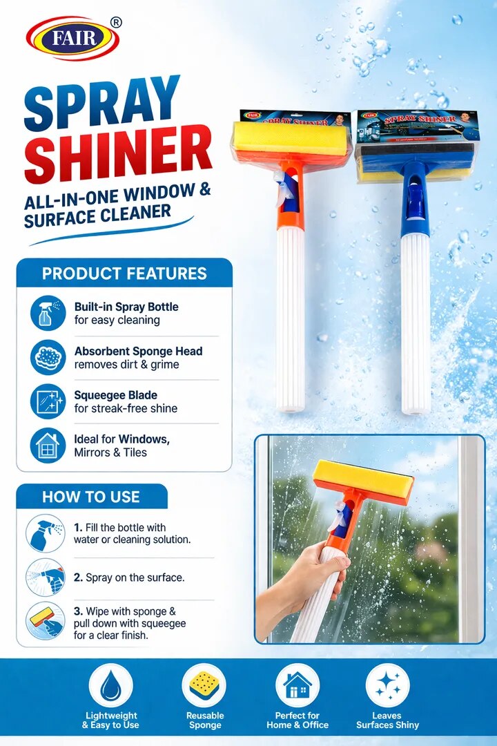 Fair Spray And Shine Glass Wiper image 1