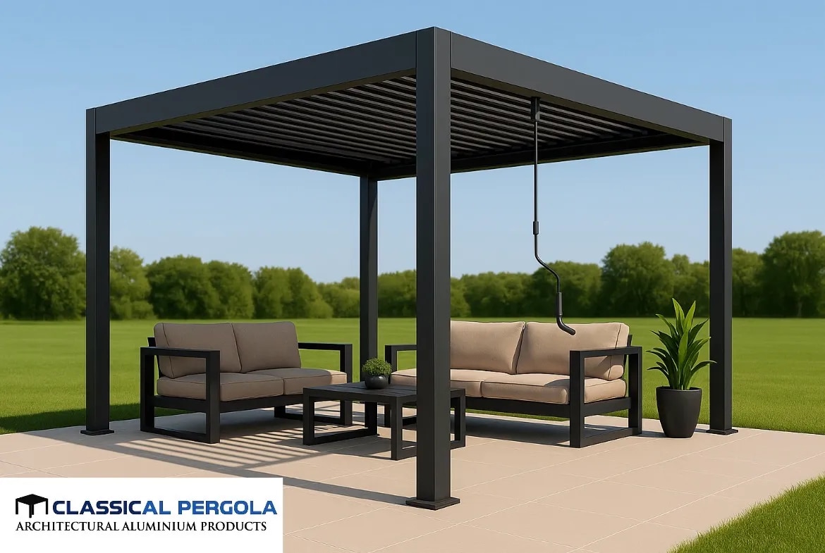 MANUAL LOUVERD PERGOLA image 1