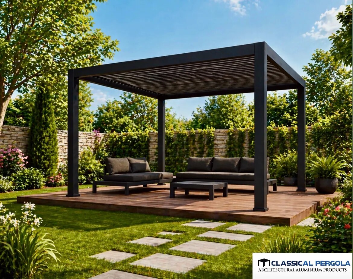 ALUMINIUM FIXED PERGOLA image 1