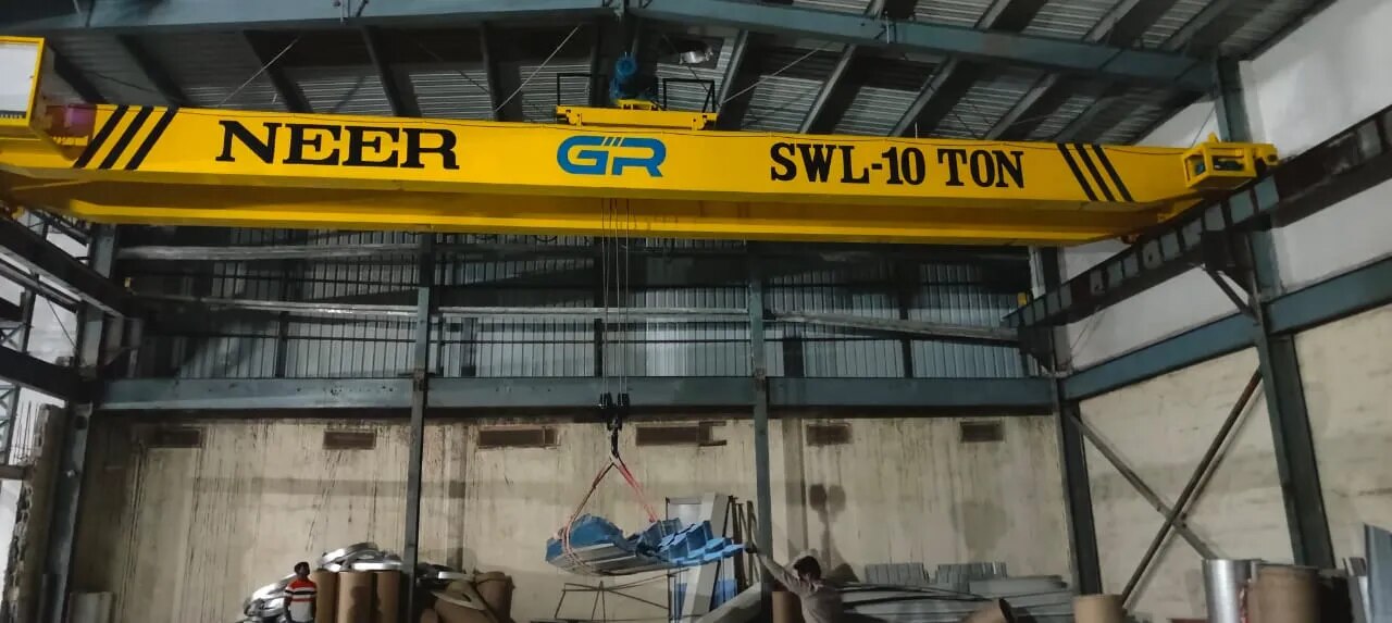 10 TON DOUBLE GIRDER EOT CRANE image 1