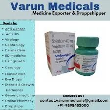Velpanat 400mg & 100mg (Sofosbuvir and Velpatasvir Tablets) image 1