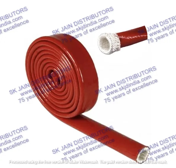 SILICONE COATED FIBERGLASS SLEEVE image 1