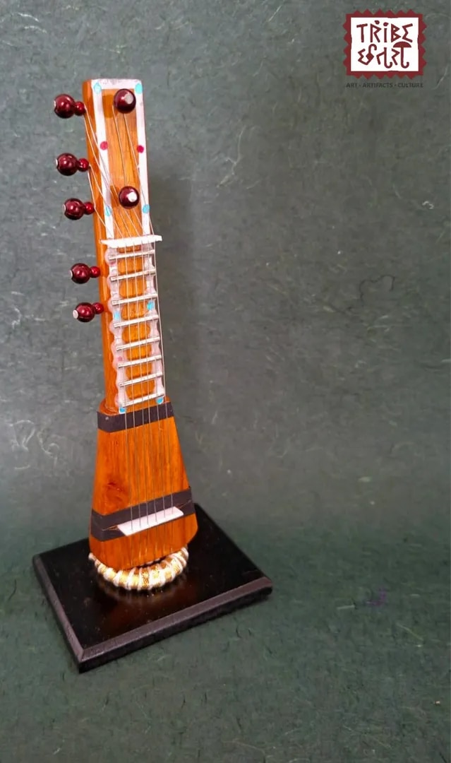 Wooden Handicrafted Israj Replica image 1