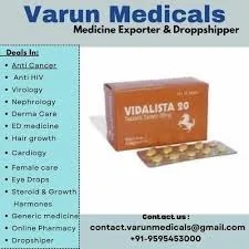 Tadalafil Tablets Vidalista 20 mg image 1