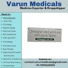 Olmesartan, Medoxomil & Amlodipine Olmezest AM 40 mg image 1