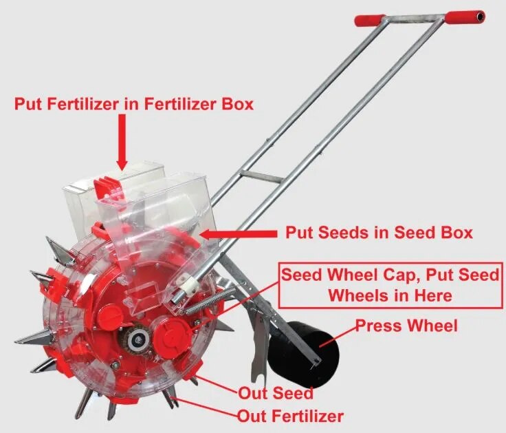 Agriculture Seeding Machine with Fertilizer Separate Chamber image 1