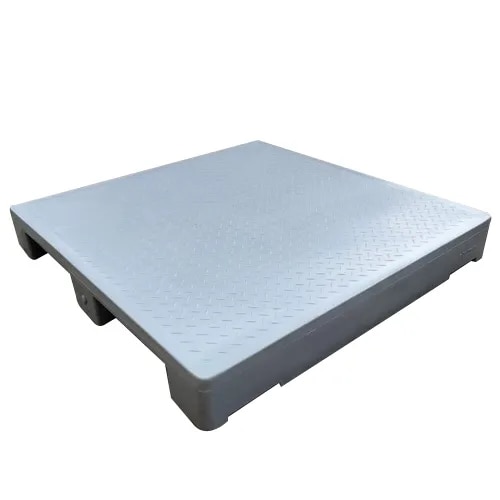 Two Way Chequered Top Plastic Pallet image 1