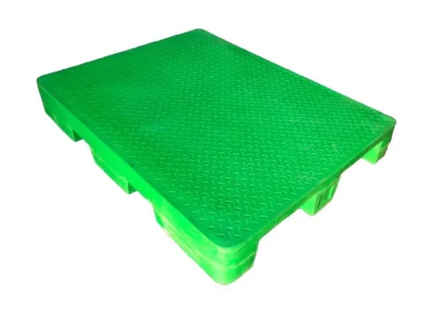 4 way Chequered Top Plastic Pallet image 1