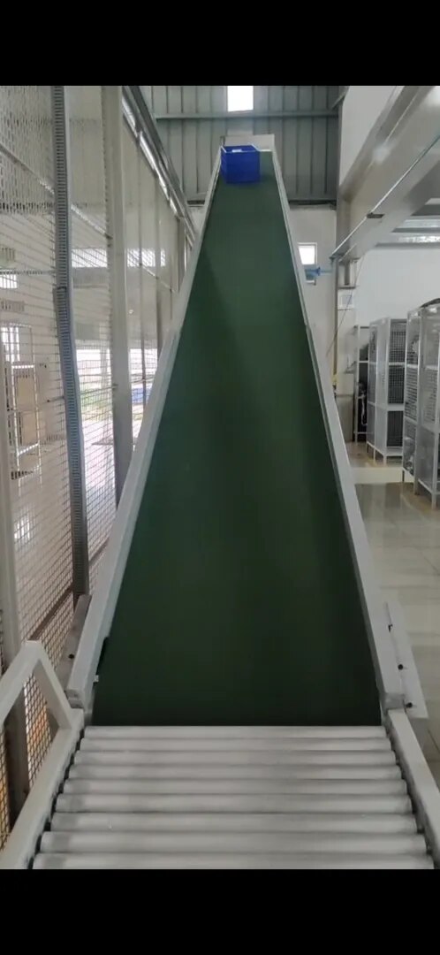 INCLINED BELT WITH ROLLER CONVEYOR image 1