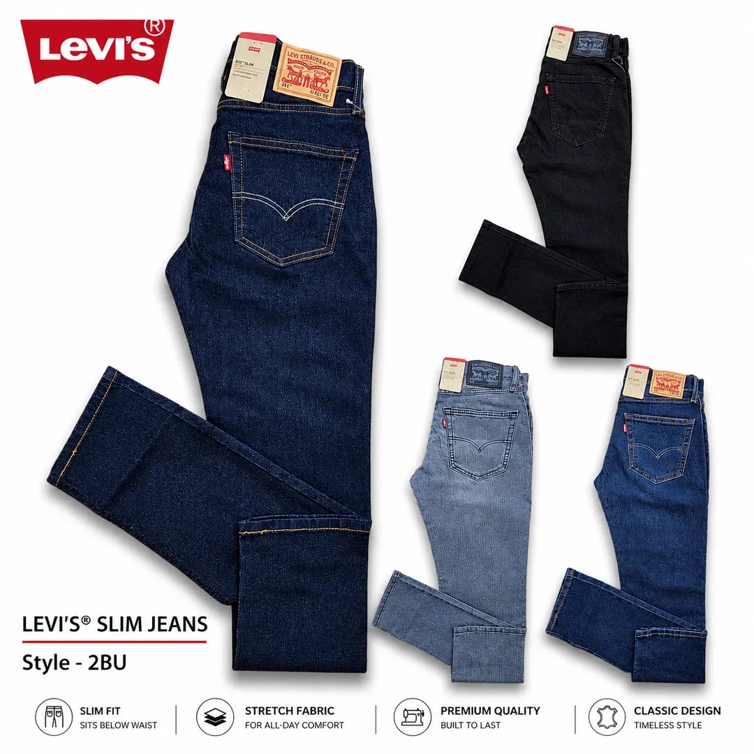 Levi's Premium Slim Fit Denim Jeans image 1