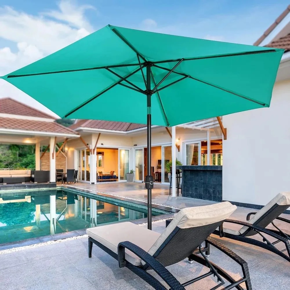 Resin Plastic Swimming Pool Umbrella image 1