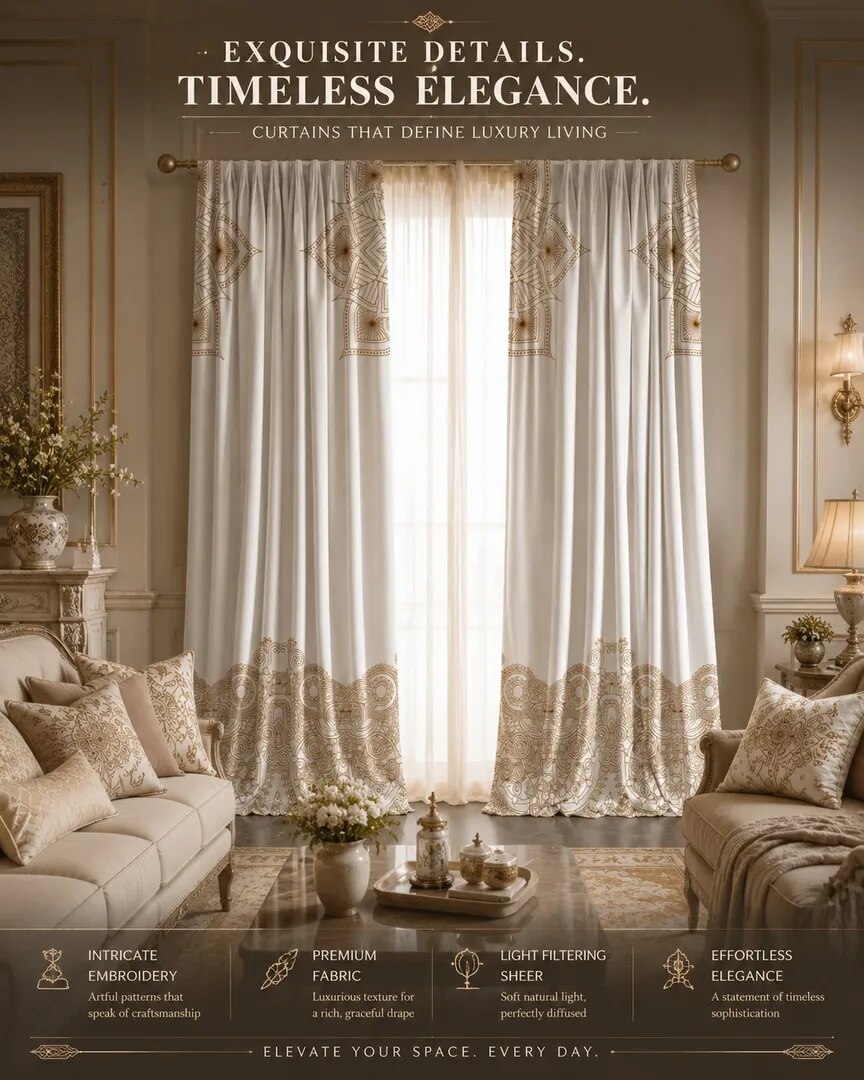 Polyester Printed Panel Curtains by DecoIndia Fabrics Pvt Ltd� image 1
