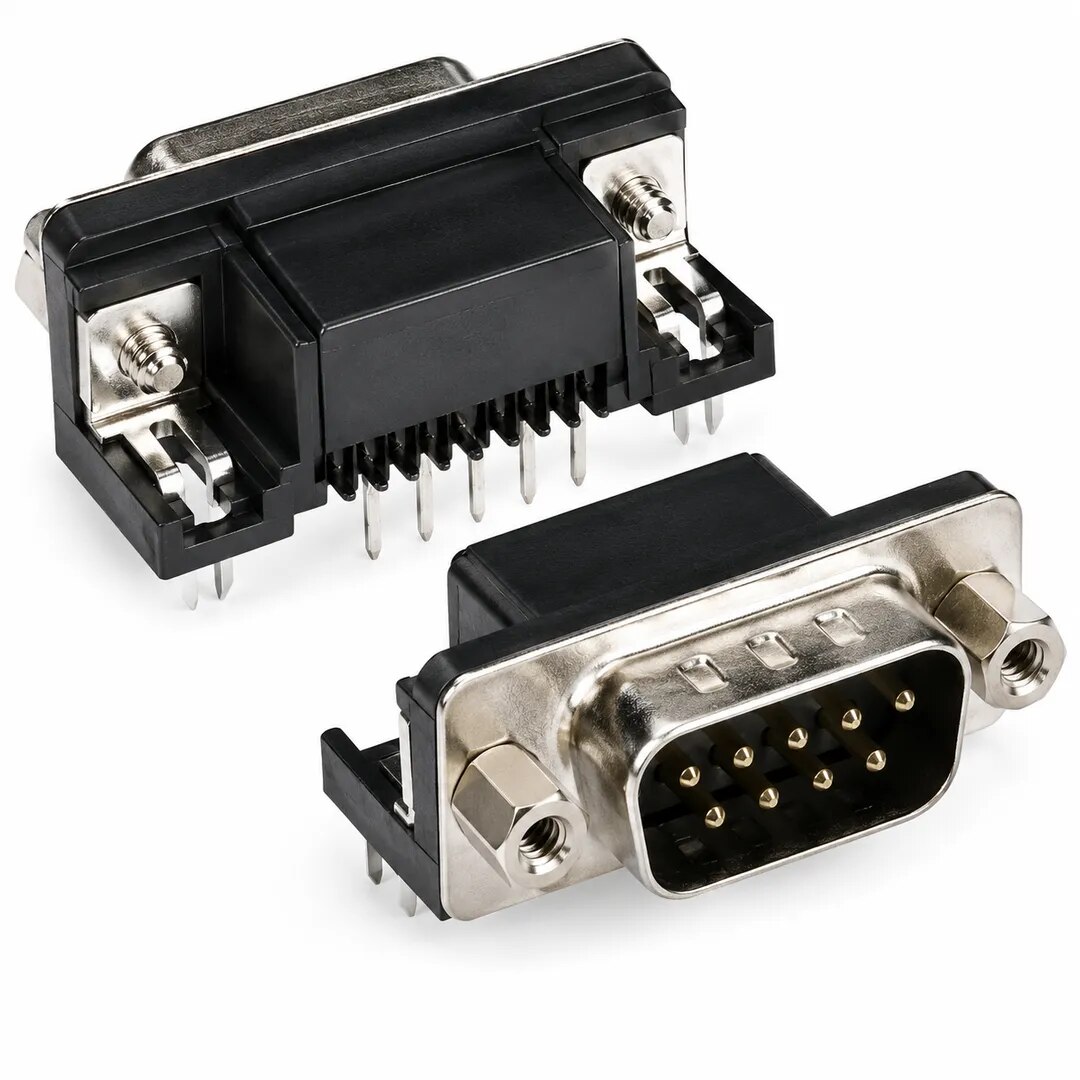 DB-9 RA MALE image 1