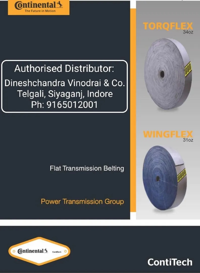 Continental Flat Canvas Transmission Belt image 1