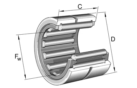 INA NEEDLE ROLLER BEARING image 1