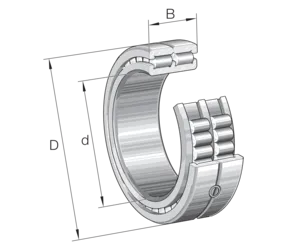 INA Cylindrical roller bearing image 1