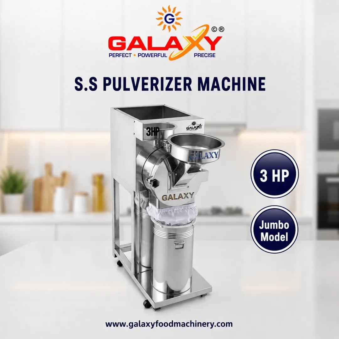 3HP S.S Big Motor Pulverizer - Fully Automatic image 1