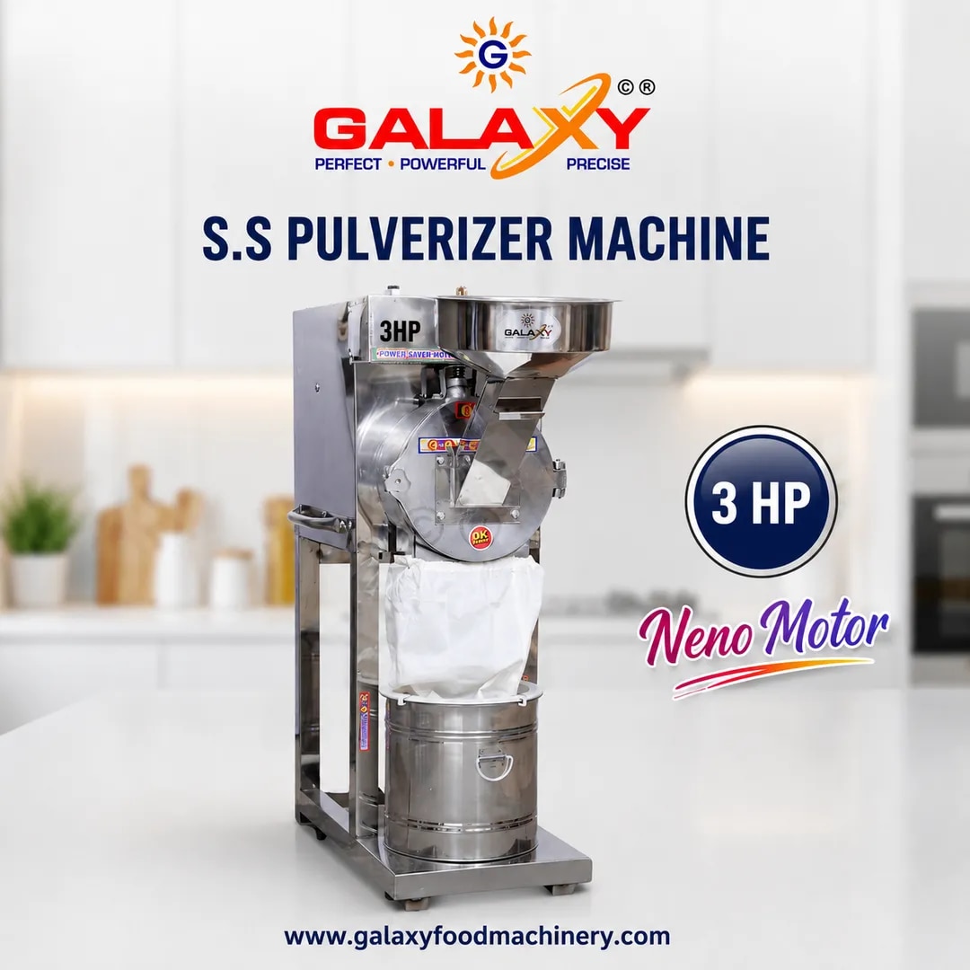 3HP S.S Regular Pulverizer Semi Automatic image 1